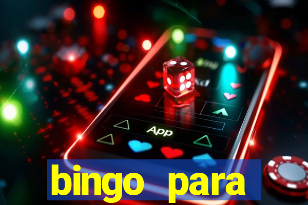 bingo para despedida de solteira para imprimir